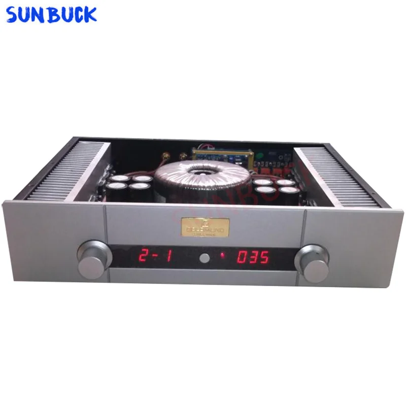 

Hi-Fi усилитель с дистанционным управлением SUNBUCK, 200 Вт + 200 Вт, высокомощный стерео усилитель 2,0, аудио усилитель