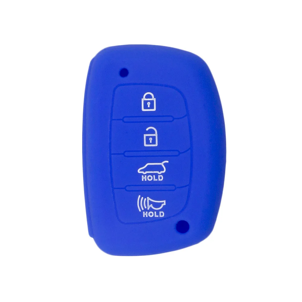 

Подходит для Hyundai Yuedong Smart, 4-кнопочная силиконовая сумка для ключей Ix35, мягкий резиновый чехол для ключей, защитный чехол для автомобильного пульта дистанционного управления