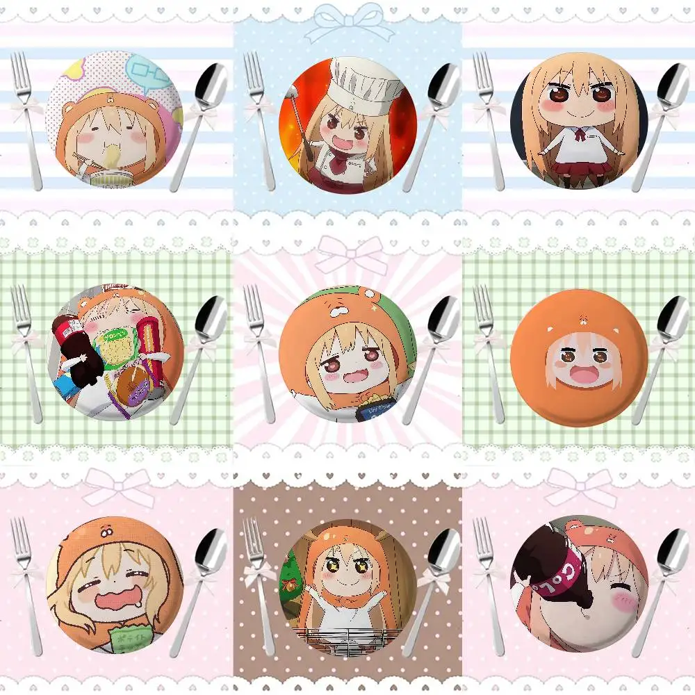 

Cute Umaru-chan Badges Fans' Cartoon Lapel Pins Brooch Emblem Trinkets Gifts Folks Backpack Decor Jewelry Pieces