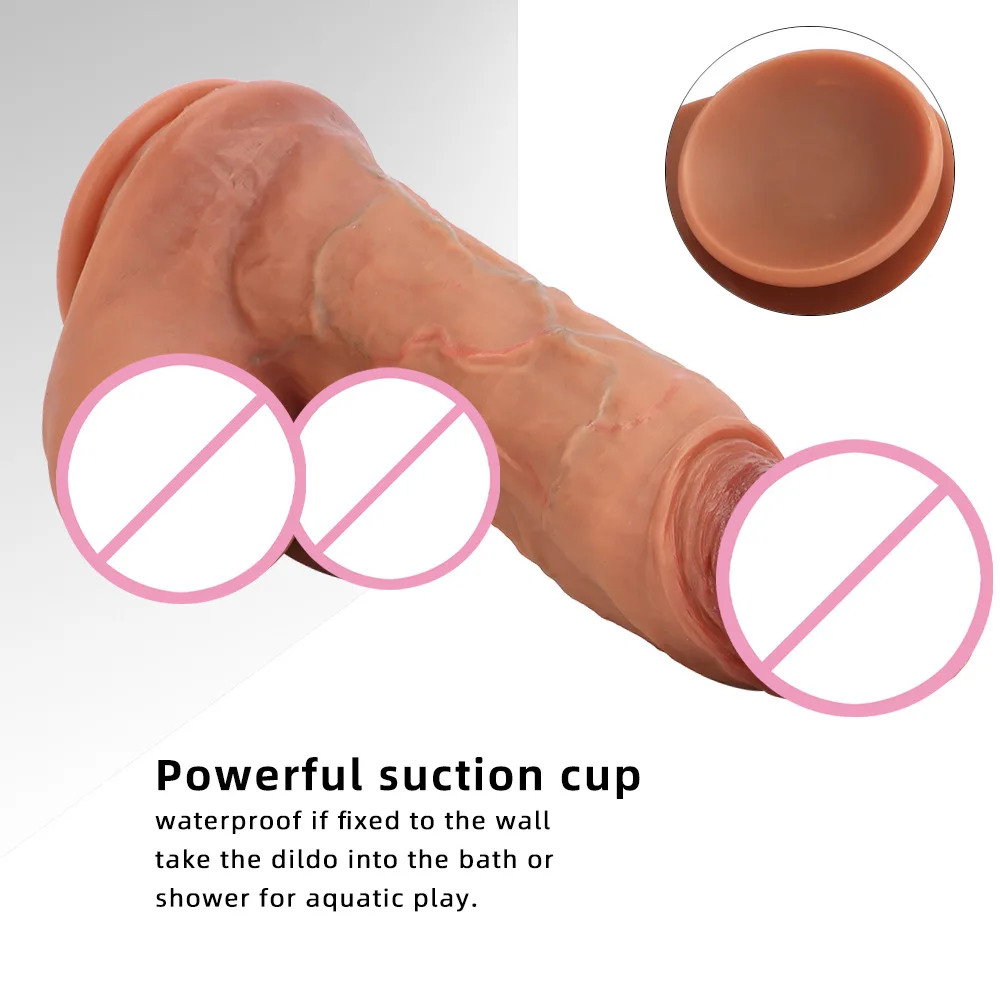 

Simulated Dildo Vaginal Stimulation Orgasm Device Anal Expansion Masturbation Penis Women'S Adult Products Toy With Suction Cup