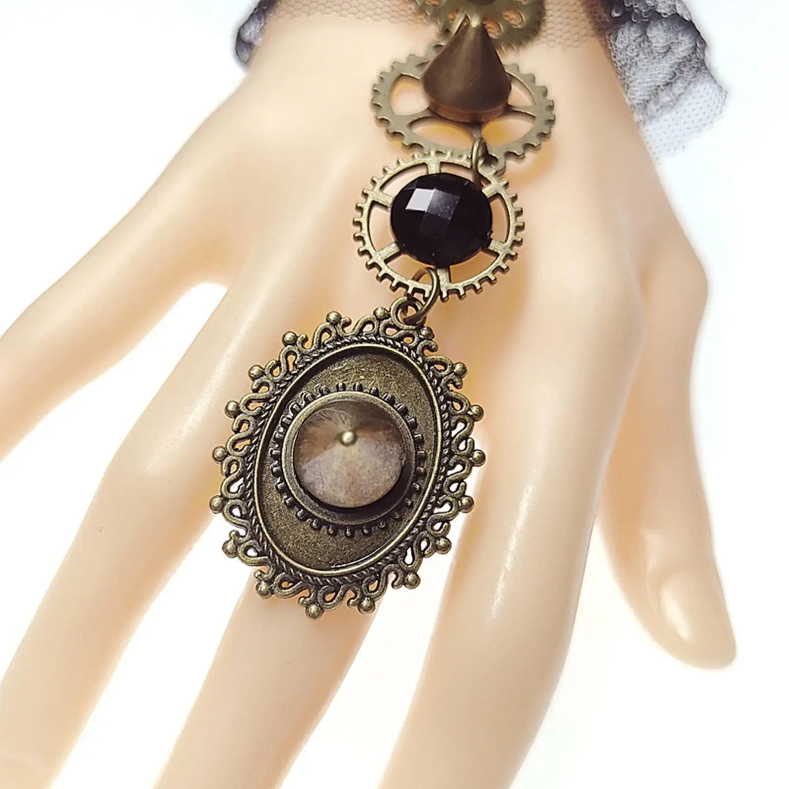 Women Steampunk Gloves Costume Accessory Handmade Steampunk Accessories for Steampunk Party Holiday Costume Accessory
