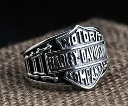 925 Silver Vintage Chinese Wide Punk Rings Open Adjustable Lucky S925 Retro Thai Silver Ring for Man Charm Gift Jewelry