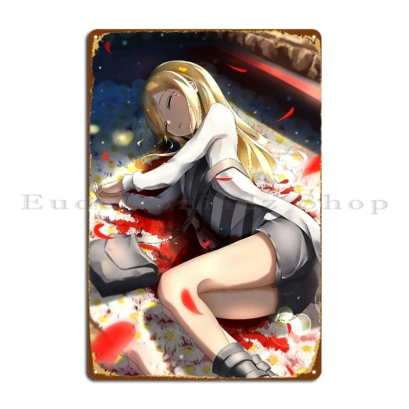 Rachel Gardner Angels Of Death Drawing For Otaku Metal Sign Character Decoration Bar Cinema Cinema Tin Sign Poster