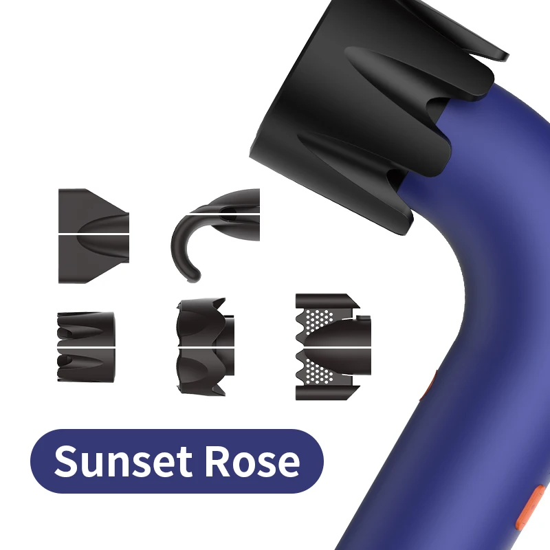 2026 Bent Pipe Hair Dryer 1400W  High-speed Home Hair Salon Strong Wind Silent Hair Care High-speed Dry Hair Dyer