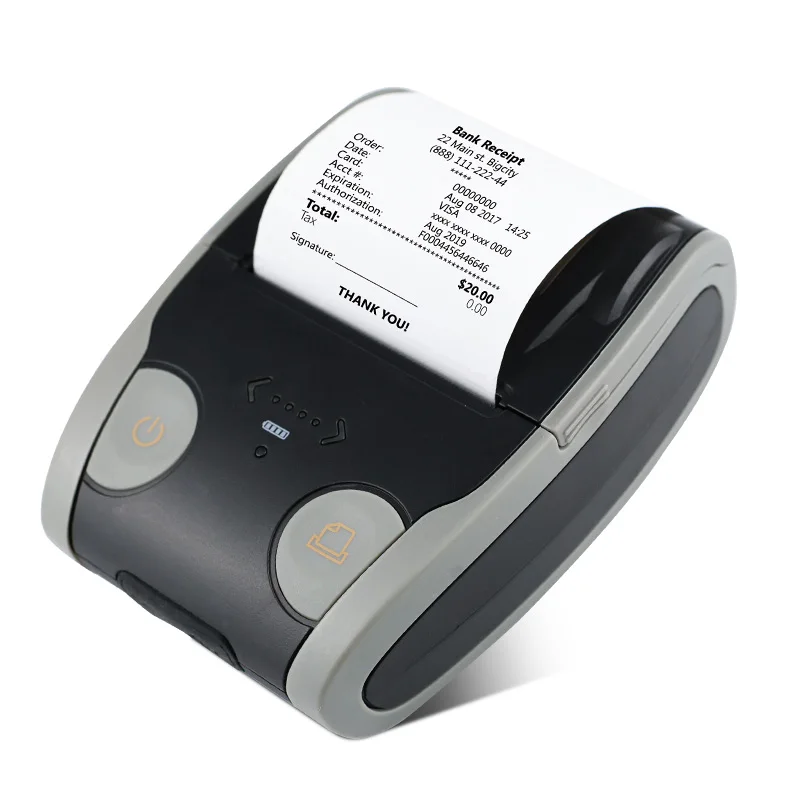 Portable 2-in-1 Mini 58mm Thermal Label Receipt Printer Mobile POS Compatible Stock Available