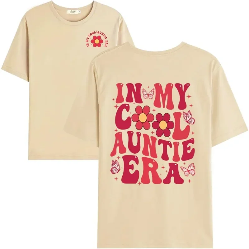 in My Cool Aunt Era Shirt, Cool Aunt Shirt, Auntie Tshirt, Best Aunt Gifts Tee Shirt