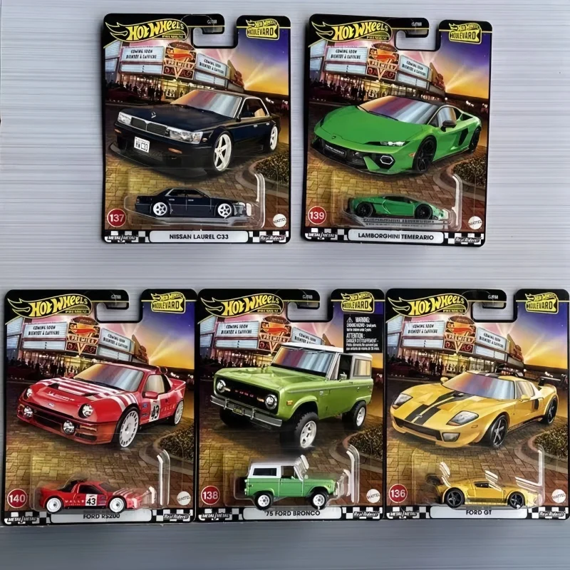 핫휠 GJT68 불리바드 28 E 케이스 시리즈 BMW 토요타 다이캐스팅 합금 자동차 모델 컬렉션 장식 장난감 축제용