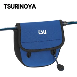 TSURINOYA Fishing Reel Bag Ultra-Light Lure Reel Protective Cover Fishing Gear Baitcasting Spinning Wheel Storage Case S M L