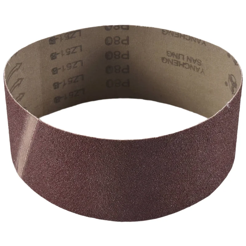 

SYW-3X21 Inches(75X533mm) Aluminum Oxide Sanding Belt 15 Pack Sanding Belts ( 80 120 180 240 400 Grits) For Belt Sander