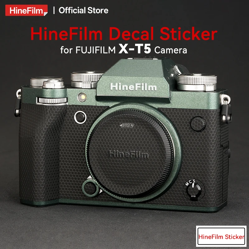 

Hinefilm Skin for Fuji XT 5 Camera Sticker XT5 Decal Skin for Fujilm X-T5 Camera Protective Wrap Cover Skin