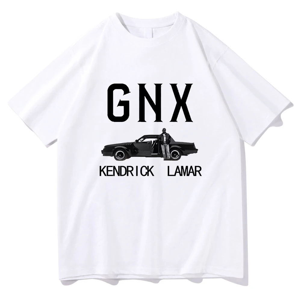 Kendrick Lamar New Album GNX Tshirts 2024 Fashion Men/women Clothing Unisex Cotton Short Sleeve Tops Graphic TShirt Vintage