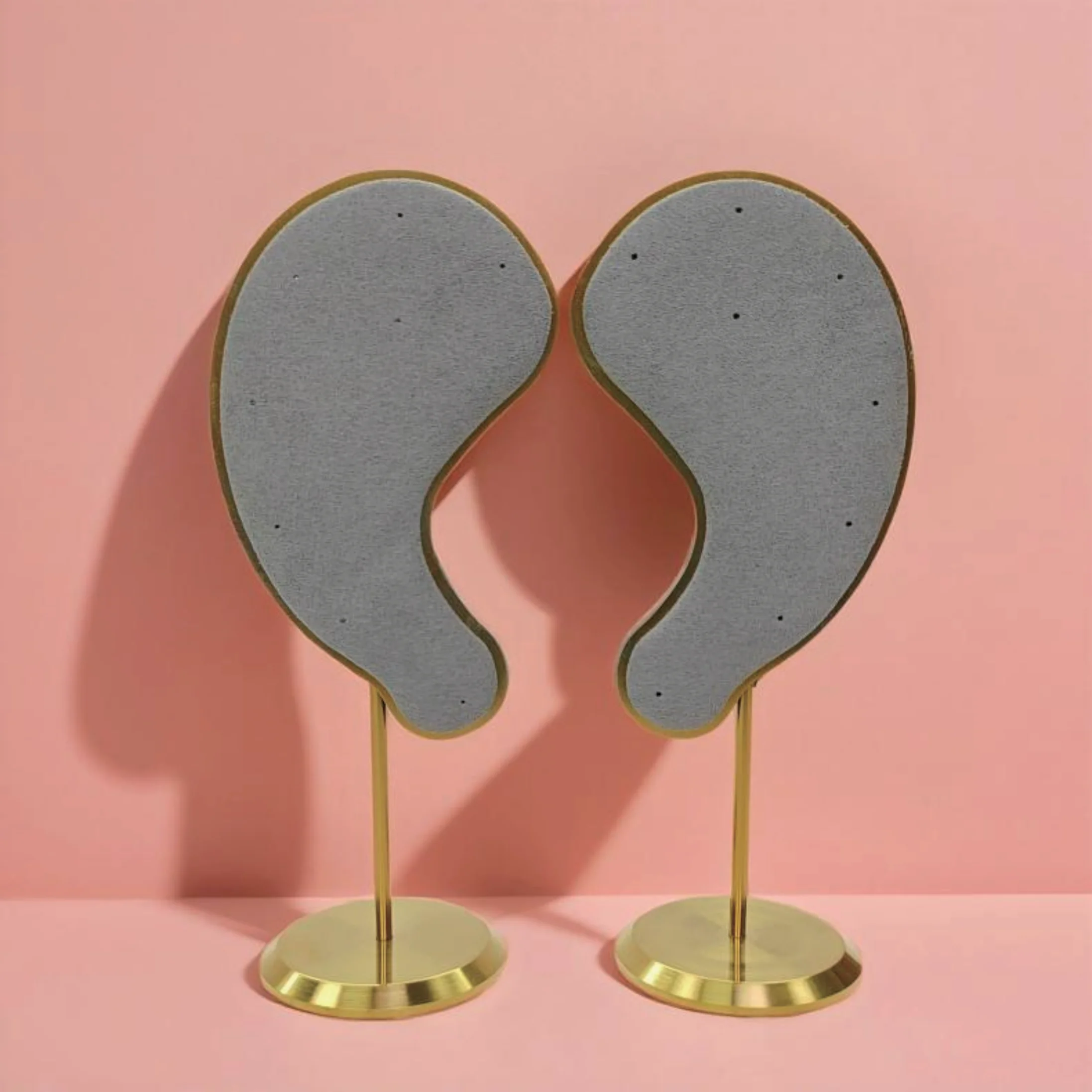 

Держатель для сережек, женский органайзер для ювелирных изделий, подставка для ушей, металлический реквизит для демонстрации ювелирных изделий