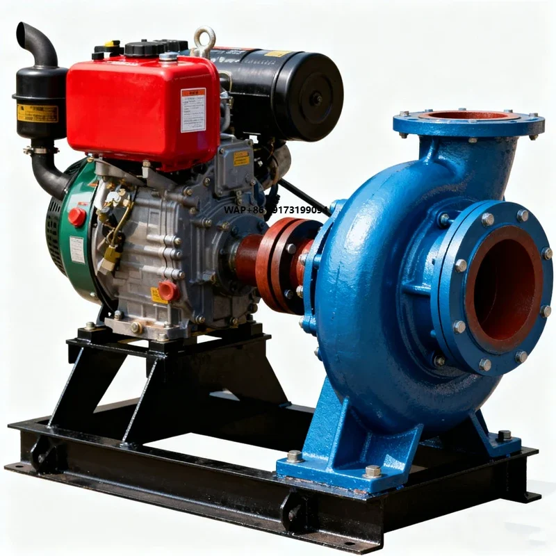10-inch Mixed-flow Pump, 15-horsepower Engine Irrigation Pump, Agricultural Irrigation System
