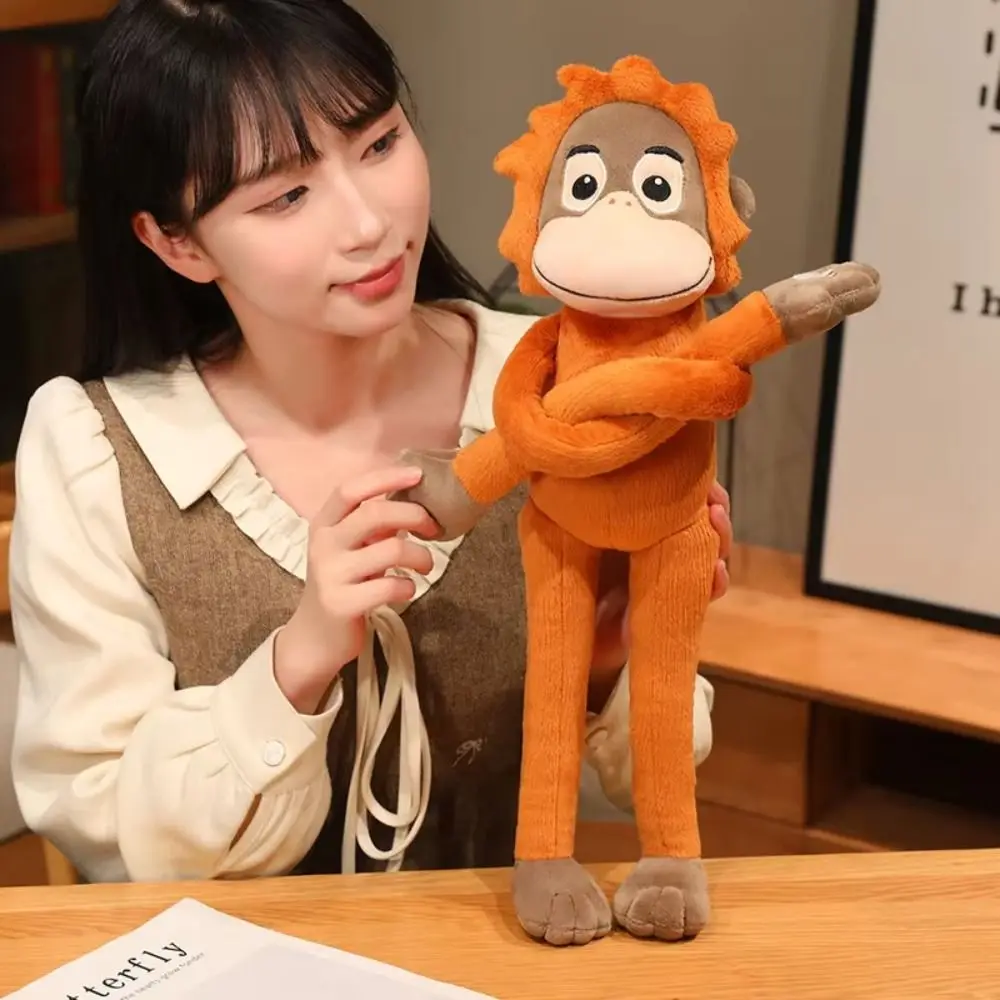 Creative Long Arm Large Monkey Stuffed Simulation Long Arm Gorilla 50cm Realistice Orangutan Baby