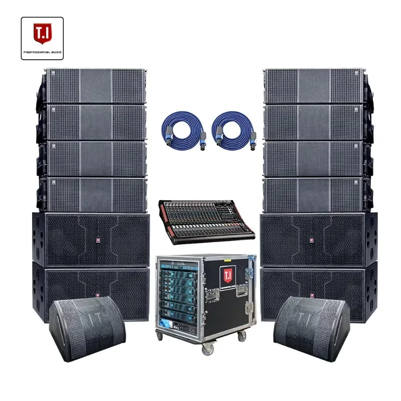 Dual 12 Inch Premium Three Way Tone For Church Event Rich Resonant Sound Ideal For Live Show