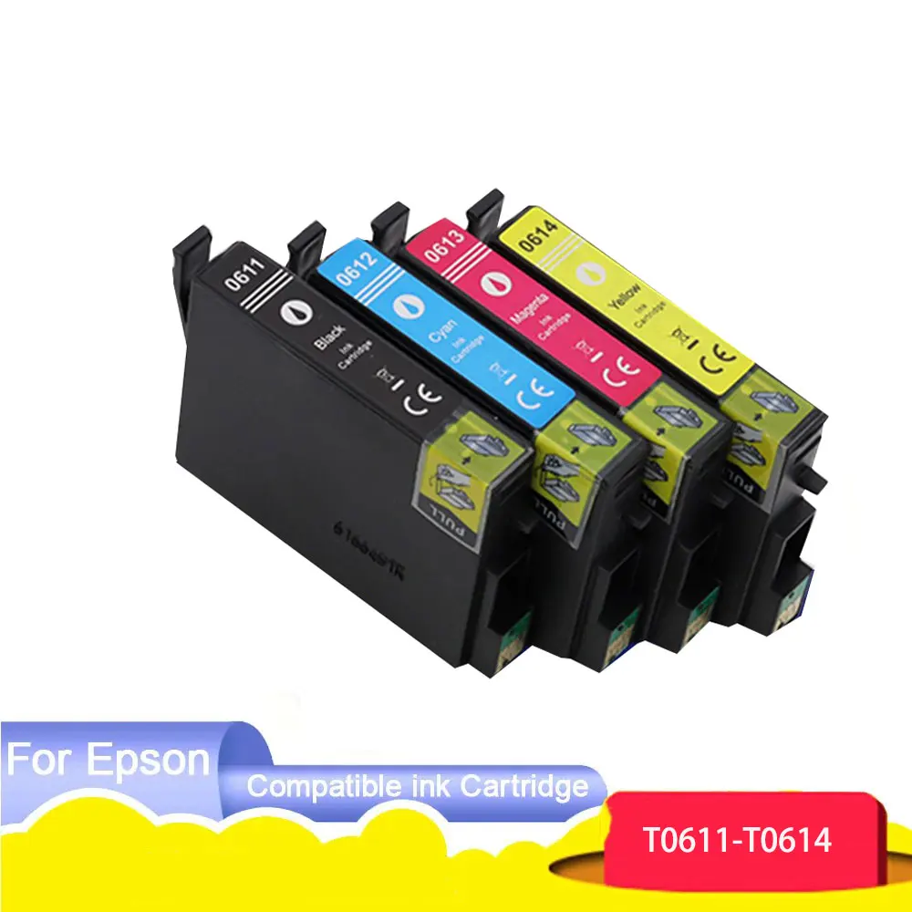 T0611 T0612 T0613 T0614 Color Compatible Printer Ink Cartridge for Epson Stylus D88 DX4250 DX4800 DX3800 DX3850 DX4200 Printer