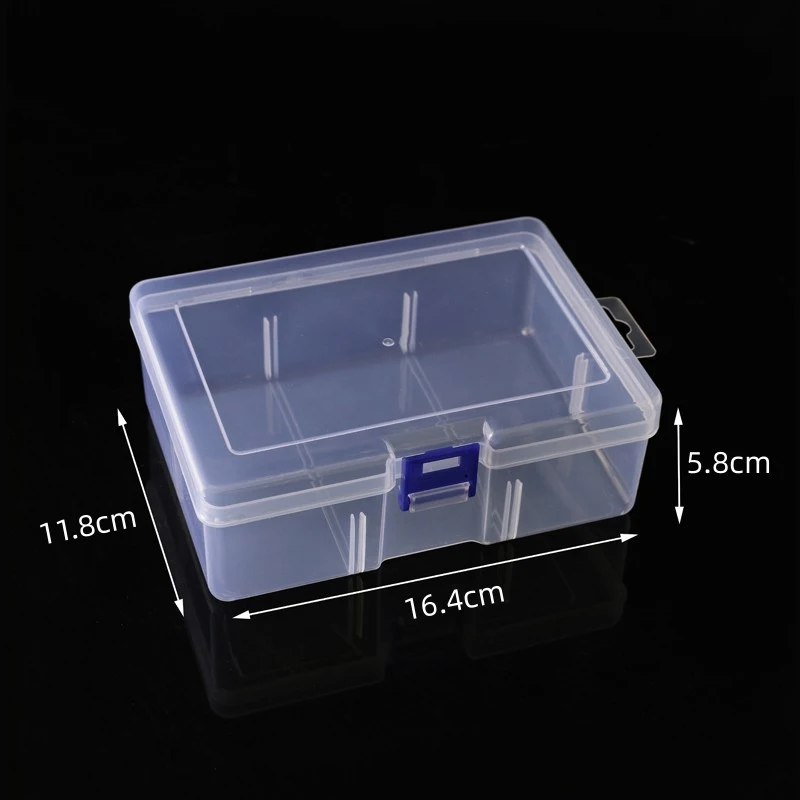 Clear Plastic Box Rectangular Box Screwdrivers Bits Tools Bleads Dustproof Waterproof Packing Storage Cases Container