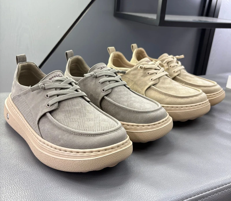 

Легкие дышащие нескользящие мужские кроссовки в стиле ретро, осень 2024, новая мужская повседневная обувь, модная и удобная мужская обувь на плоской подошве