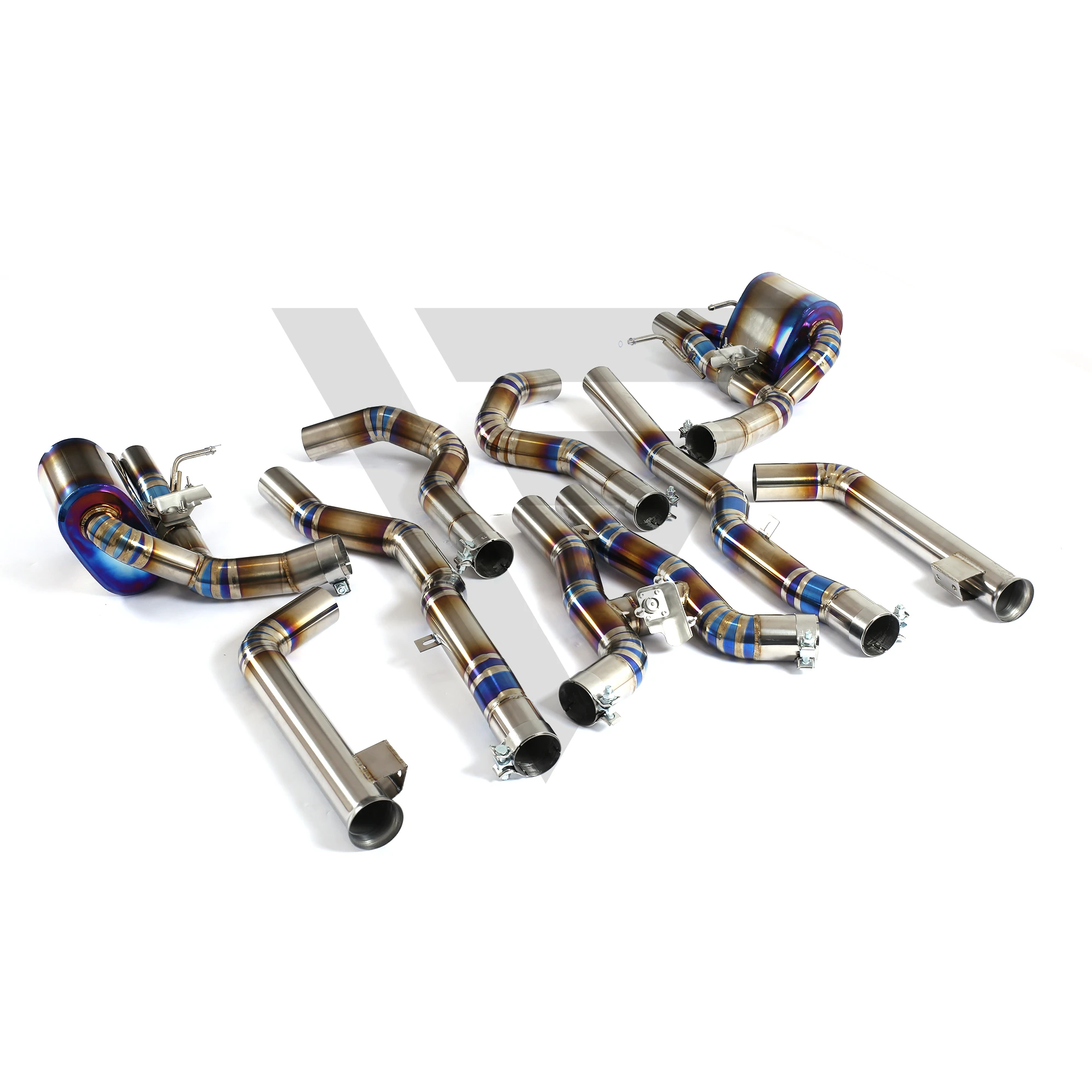 ECCF Titanium Catback Performance Exhaust for Mercedes AMG C63 C63S W205 4.0T - Image 4