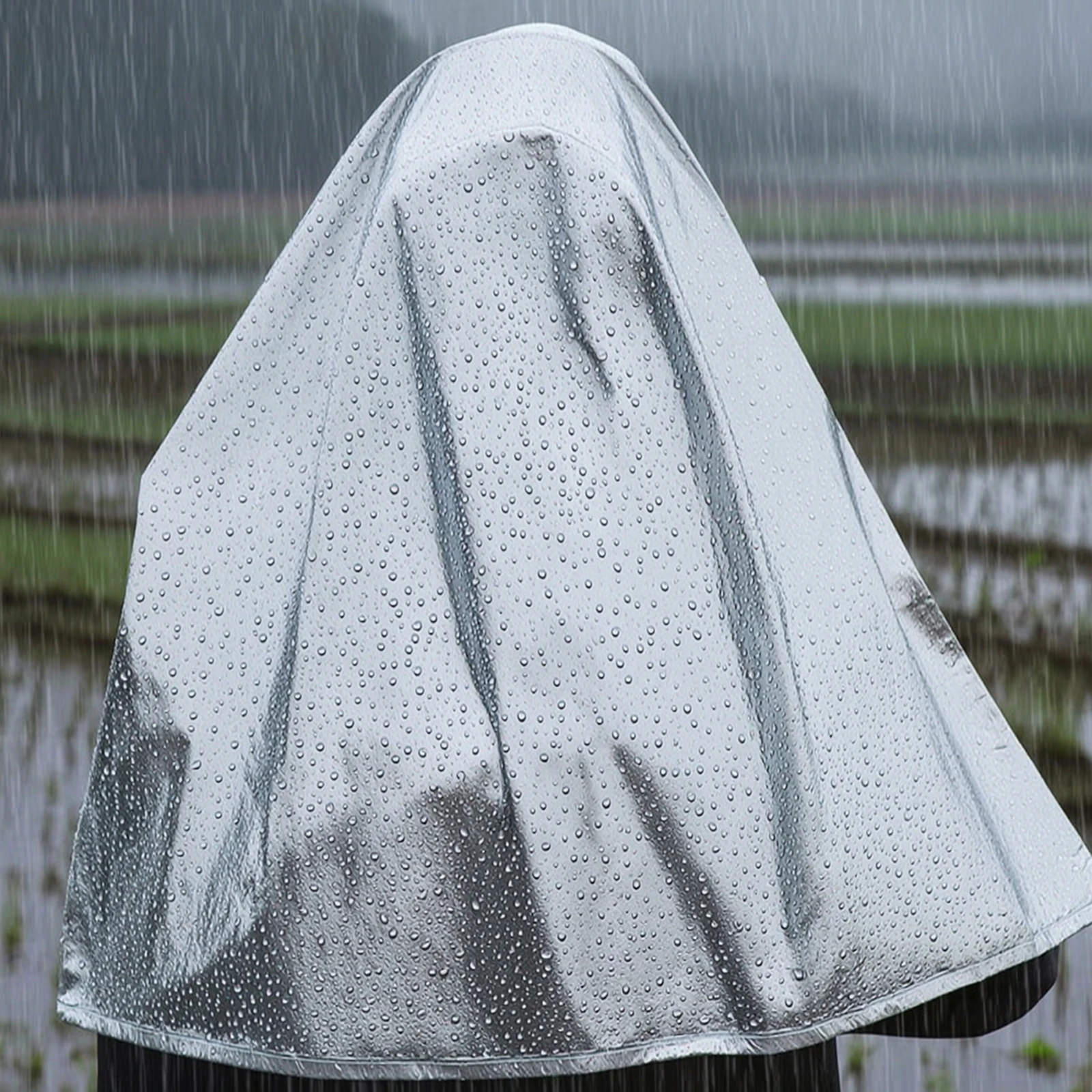 Sun Protection Cape Hat Lightweight Cape Hat with Round Head Opening Portable Full Coverage for Farmers, Farm Work, Gardening
