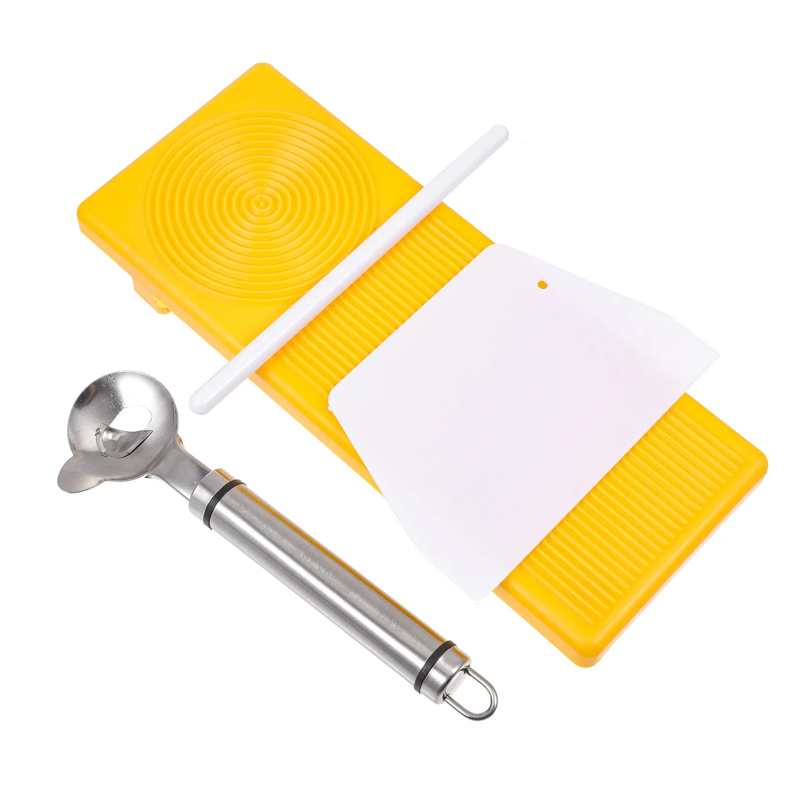 4Pcs Pasta Maker Board Set High Quality Food Grade Plastic Macaroni Plate for Making Gnocchi Noodles Cutter Dough