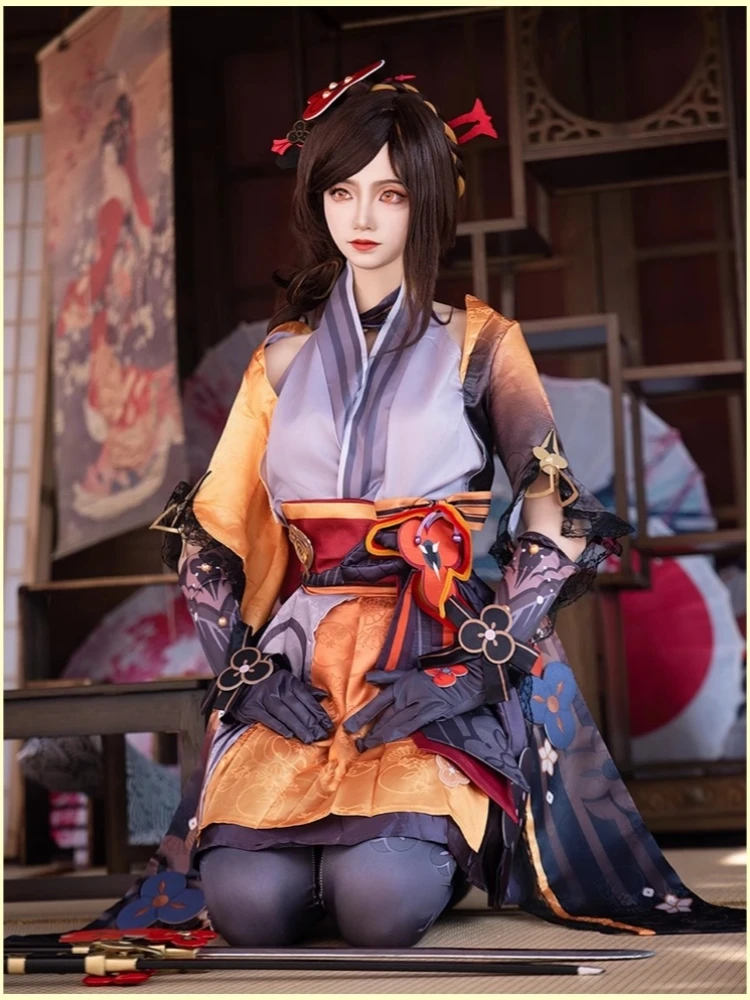

Chiori Cosplay Genshin Impact Anime Women Girls Fashion Kimono Costume Chiori Role Play Clothing Carnival Comic-con Party Suit