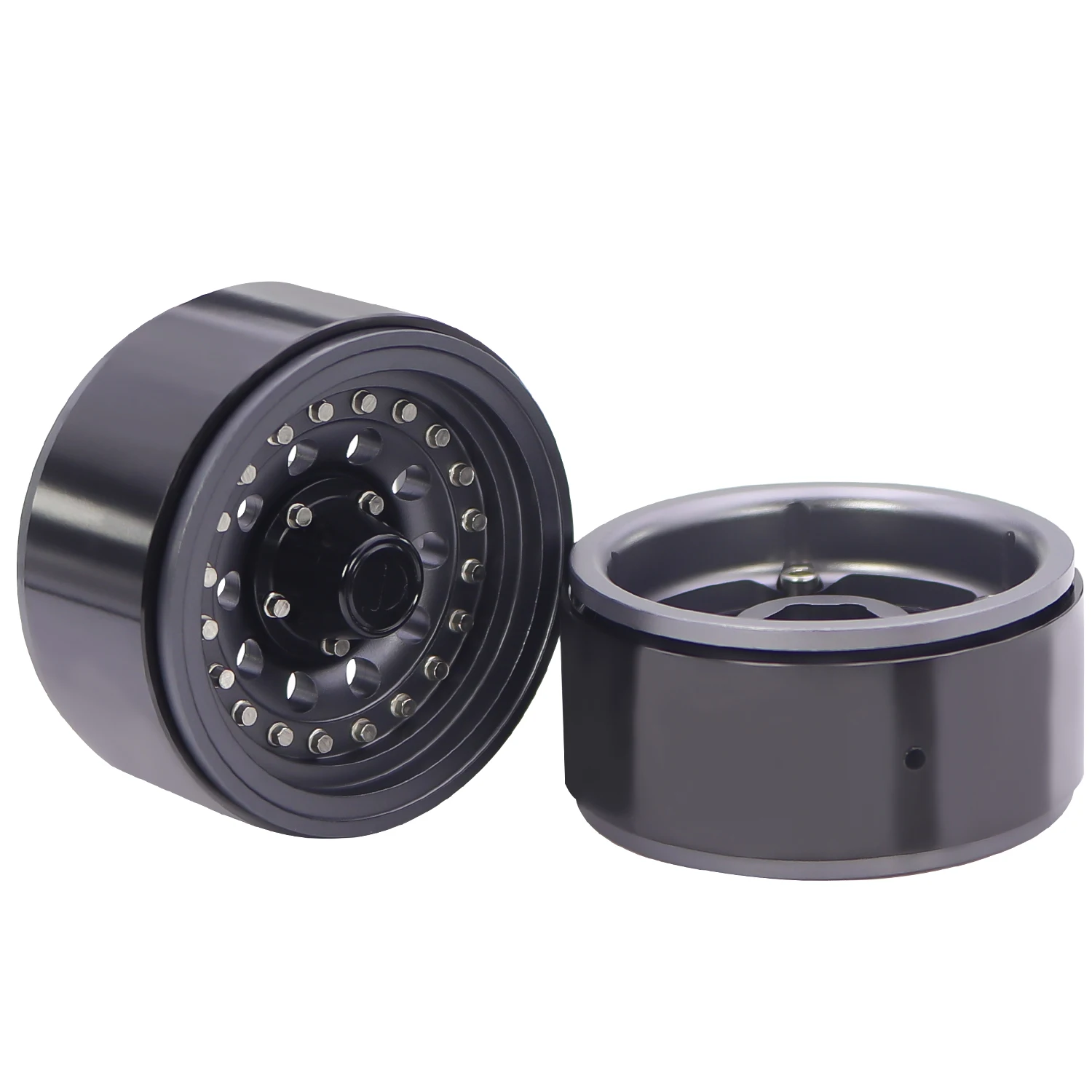 Aluminum 1.9 Inch Beadlock Wheels Rim Offset -1.5mm For 1/10 RC Crawler Car Axial SCX10 90046 AXI03007 TRX4 VS4-10 Redcat Gen8