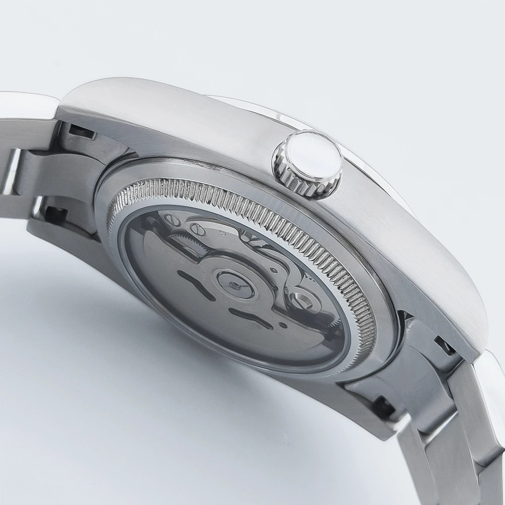 Reloj NH35 de lujo con logotipo personalizado para mujer y hombre, relojes de pulsera mecánicos automáticos de 36MM/39MM, Reloj de buceo con zafiro Lume 10Bar