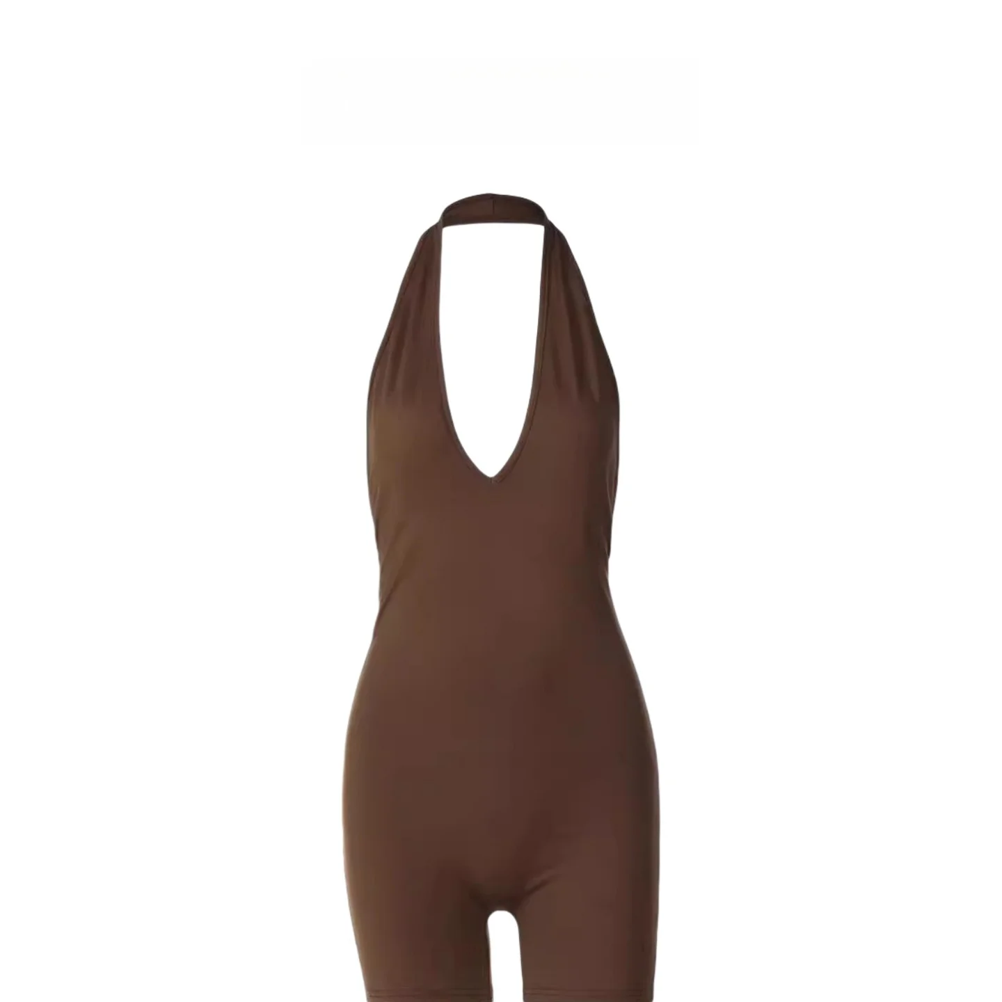 Tuta estiva Faionable ter Ne Bal Abito intero da donna a pieghe Pantaloni lunghi in poliestere a vita media