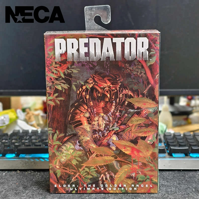 New Genuine First Edition NECA The Predator 1/12 Elder：The Golden Angel Ultimate Edition 7-inch Action Figure Collection Model