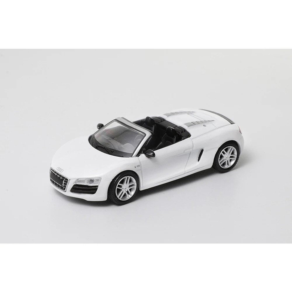 DCT 1/64 R8 左舵モデルコンバーチブル合金車モデルダイキャストグッズスポーツカーコレクションおもちゃステーション車両