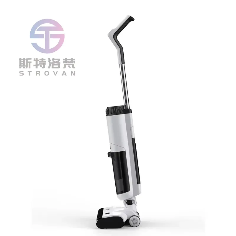 180 Degree Lying Flat Hot Air Drying Dual Tank Handheld Floor Washing Machine Self-Cleaning Wet/Dry HEPA Filter Vacuum