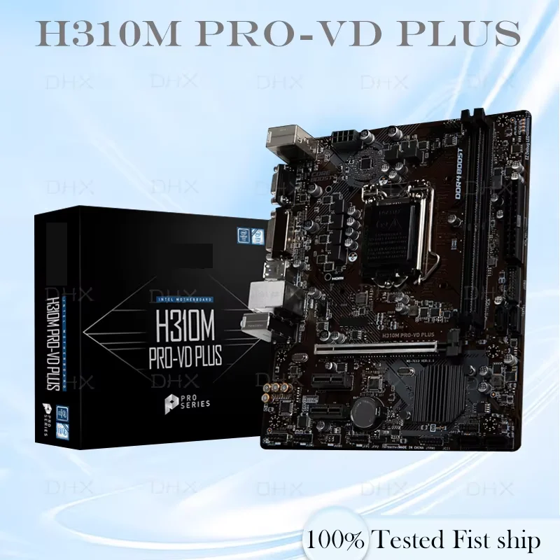 For MSI H310M PRO-VD PLUS Motherboard LGA 1151 DDR4 H310 32GB Micro ATX Mainboard 100% Tested Fully Work be shipp quickly DH