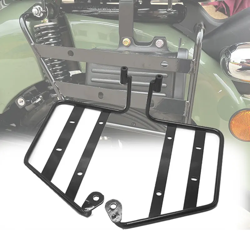 Fit for Honda Cub CC110 Side Bag Stand Luggage Rack Mounting Bracket Motorcycle Tire Anti Rubbing Accessories CC 110