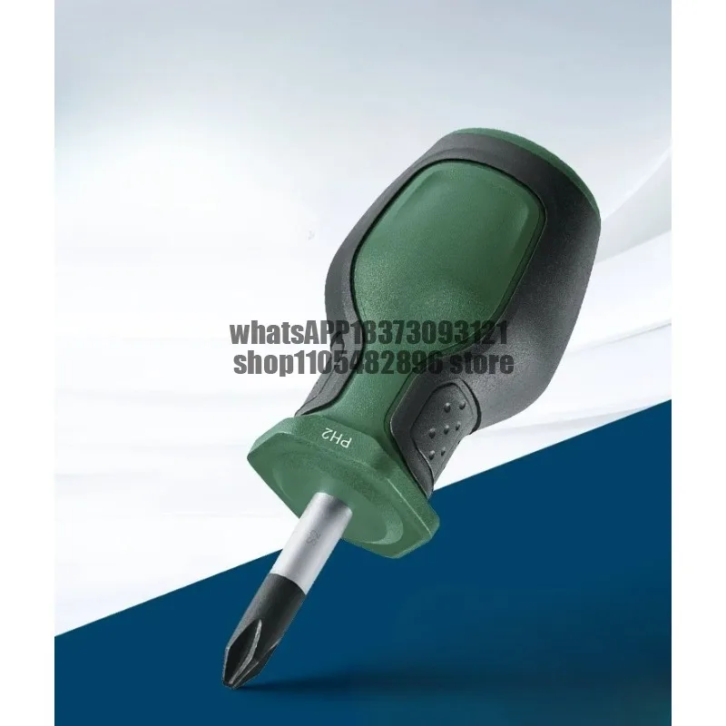 Short handle screwdriver tool set High hardness Strong magnetic screwdriver Small screwdriver Plum blossom opening