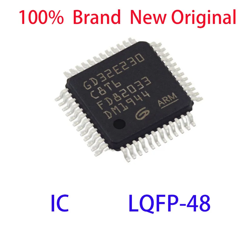 GD32E230C8T6 GD GD32E GD32E230 GD32E230C8 GD32E230C8T 100% Marke Neue Original LQFP-48