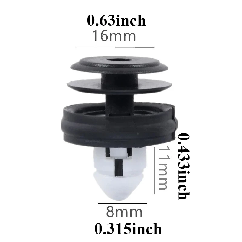 10pcs Auto Accessories Clip Interior Door Trim Panel Fastener Suitable for BMW 5 Series