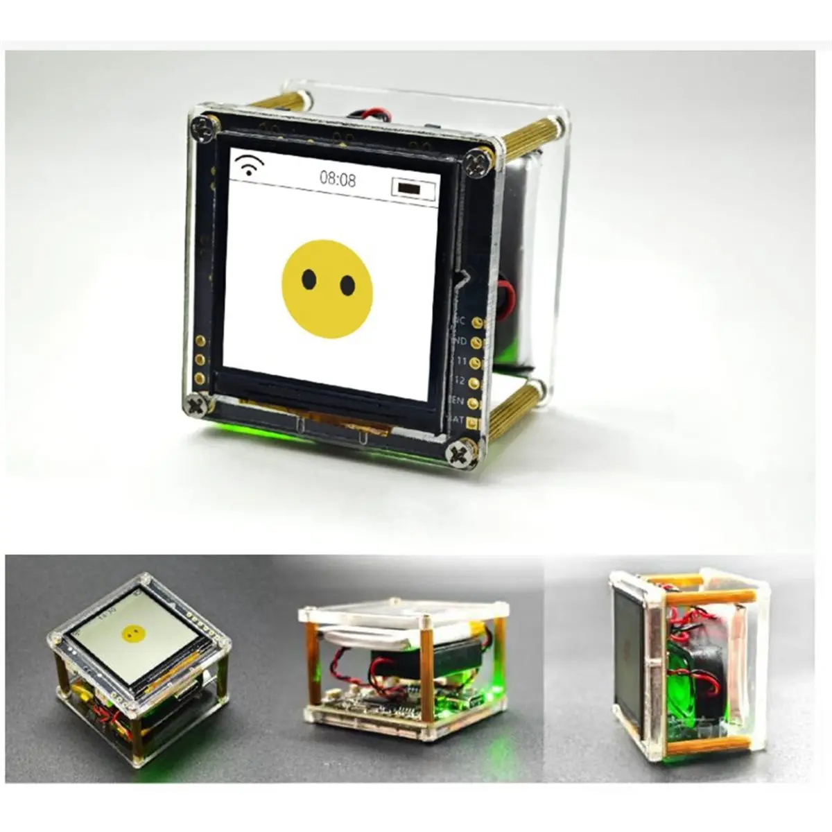update. WIFI Xiaozhi AI ESP32-S3 Development Board with 1.54 Inch TFT LCD Display Speaker for AI Voice Chatting Robot view 5