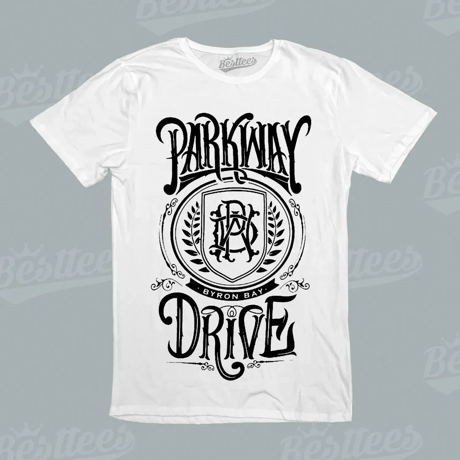 Men/Women/ Australian Heavy Metal Byron Bay Parkway Music Band Drive T-Shirt