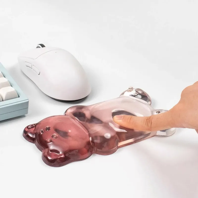 Gel Wrist Rest for Mouse Computer Mouse Wrist Support for Arm Pain Relief Cute Hand Wrist Cushion for Home and Office Working