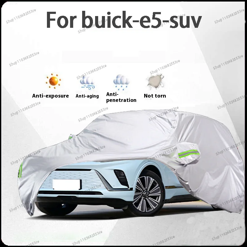 

For Buick E5 Fit Car Cover - Waterproof, Dustproof, Sunshade (UV), Snowproof | Silve Full Cover with All-Day Protection