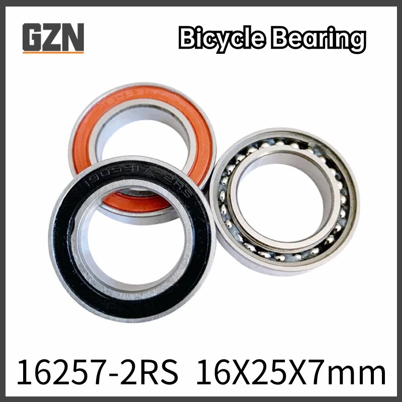 4PCS 16257-2RS 16*25*7mm Non-Standard Deep Groove Ball Bearing, Bicycle Axle Bearing