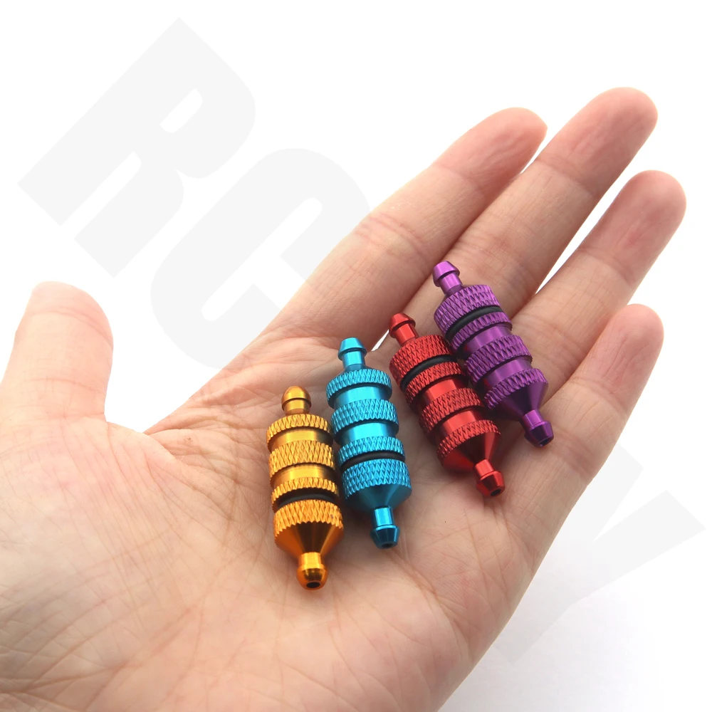 High Precision Big Fuel Filter Fuel Tank Accessories for 1/8 1/10 RC Car Crawler D90 Trax/xas TRX4 HSP Racing