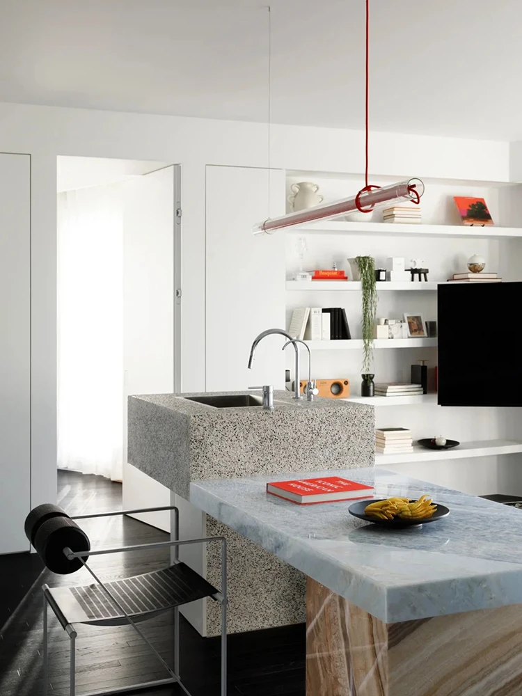 Italian Designer Post-Modern Minimalist Chandeliers Unique Home-applicant Elegant LED Dimmable Light Suspension Over Dining Room