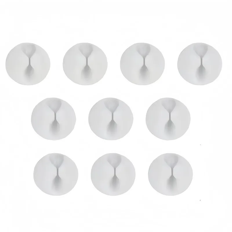 31 pcs Cable Clips, Self Adhesive, Manage Charging Cables and Headphone Wires, for Desk and Office, Easy Install, Reusable