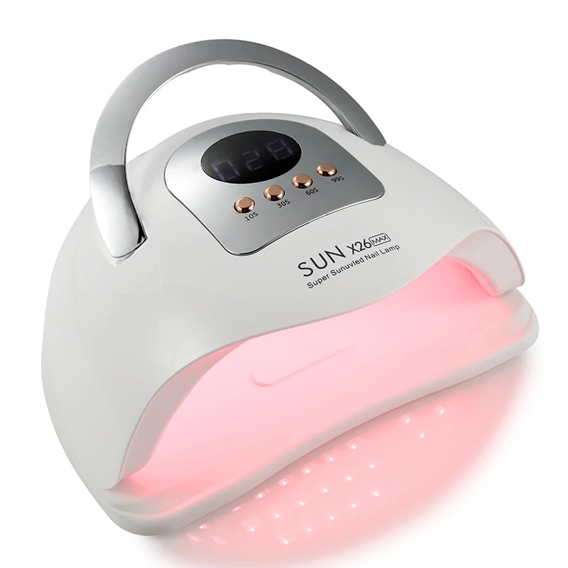 New 81 LEDs UV LED Light Dryer for Nails Gel Polish with LCD Display Screen Auto Sensor Professional Nail Light 4 Timer Setting