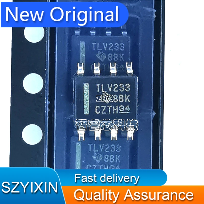 5Pcs/Lot New Original TLV2333IDR silk Screen TLV233 SOP-8 Operational Amplifier Chip