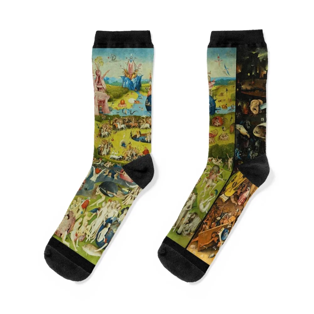 

The Garden of Earthly Delights - Garden of earthly delights by hieronymus bosch Socks Men's hiking luxury Woman Socks Men's