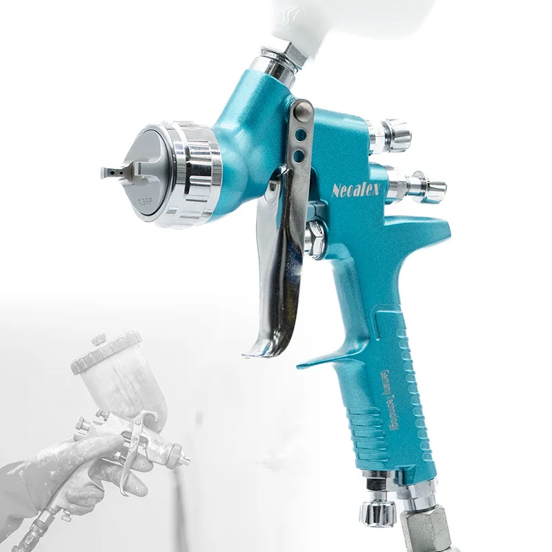 

Blue HVLP Premium Painting Gun with 1.3mm Nozzle OEM Customizable for Smooth and Even Car Paint Application