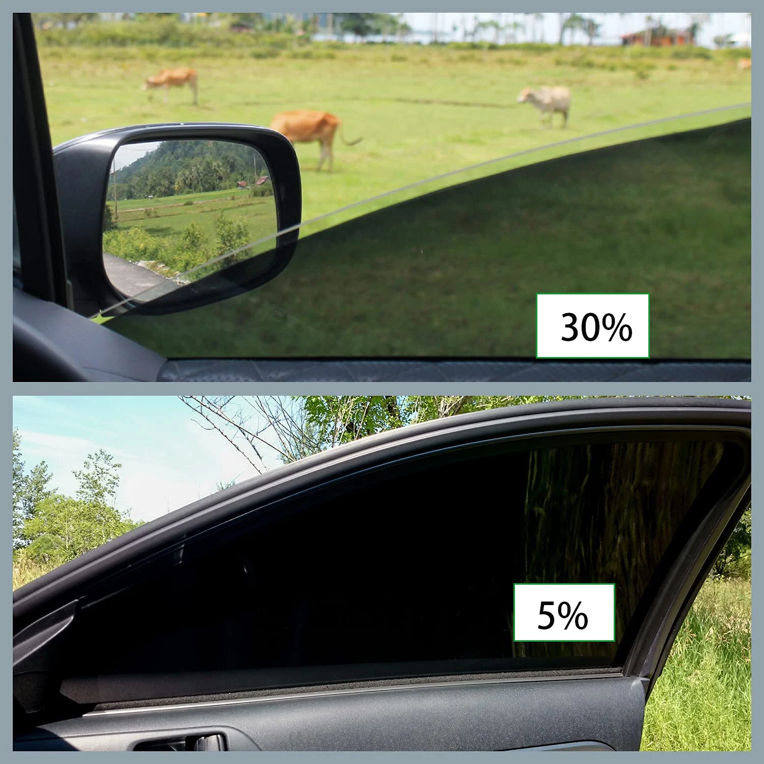 Window Tint Film for Cars Privacy Car Shade Front Windshield Heat